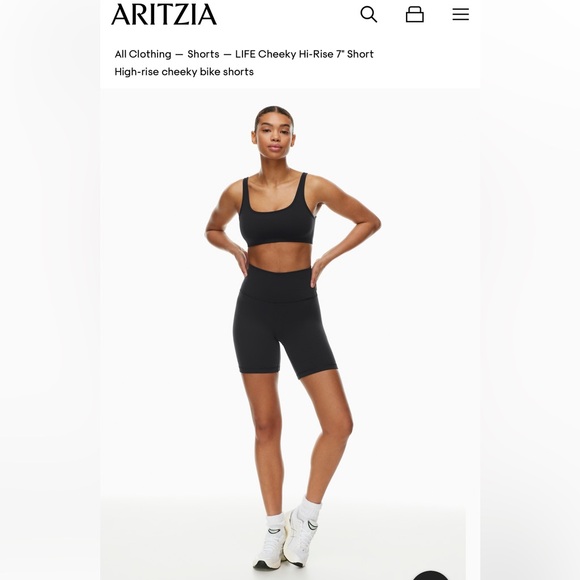 TNA black bike shorts size small - Picture 3 of 3